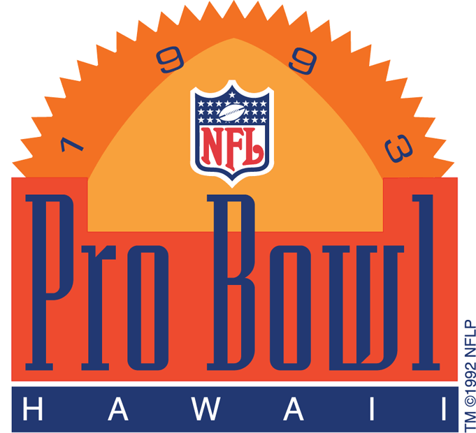 Pro Bowl 1993 Primary Logo t shirts iron on transfers